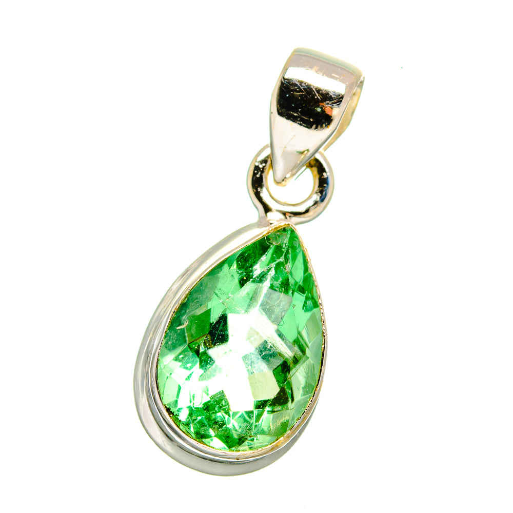 Green Fluorite Pendants handcrafted by Ana Silver Co - PD16515