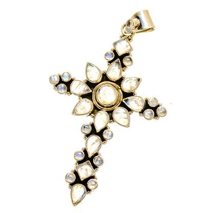 Rainbow Moonstone Pendants handcrafted by Ana Silver Co - PD16525