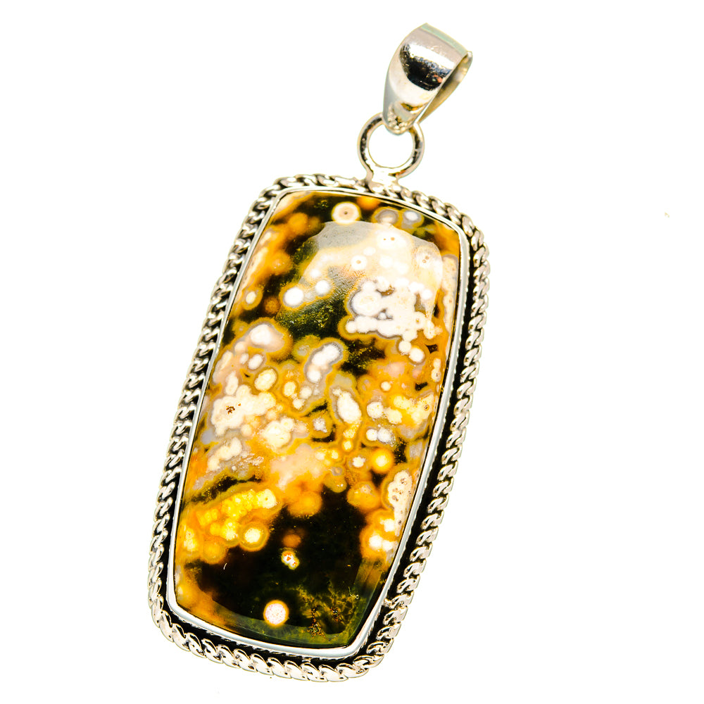 Ocean Jasper Pendants handcrafted by Ana Silver Co - PD16532