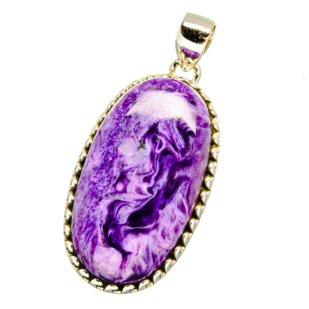 Charoite Pendants handcrafted by Ana Silver Co - PD16541