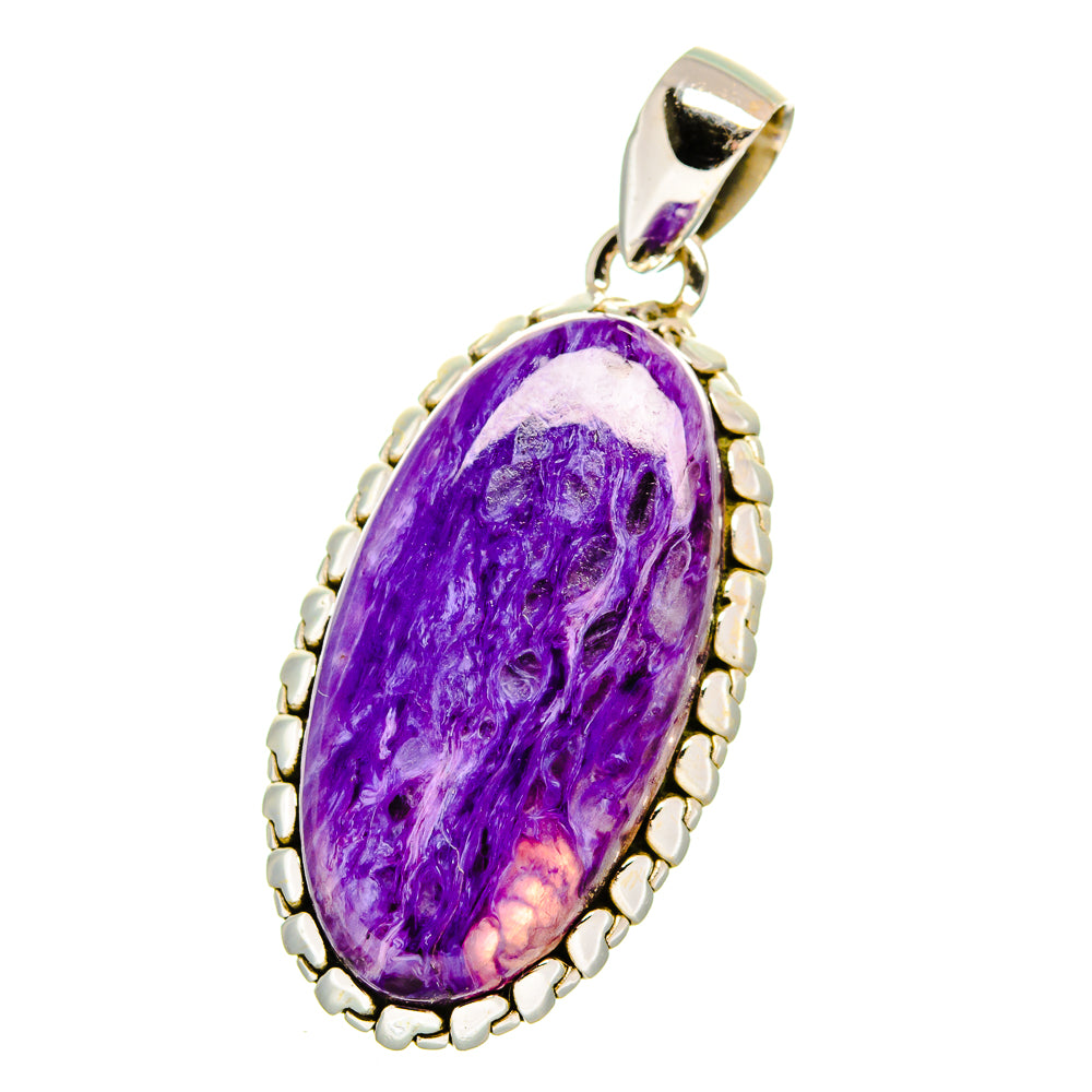 Charoite Pendants handcrafted by Ana Silver Co - PD16548