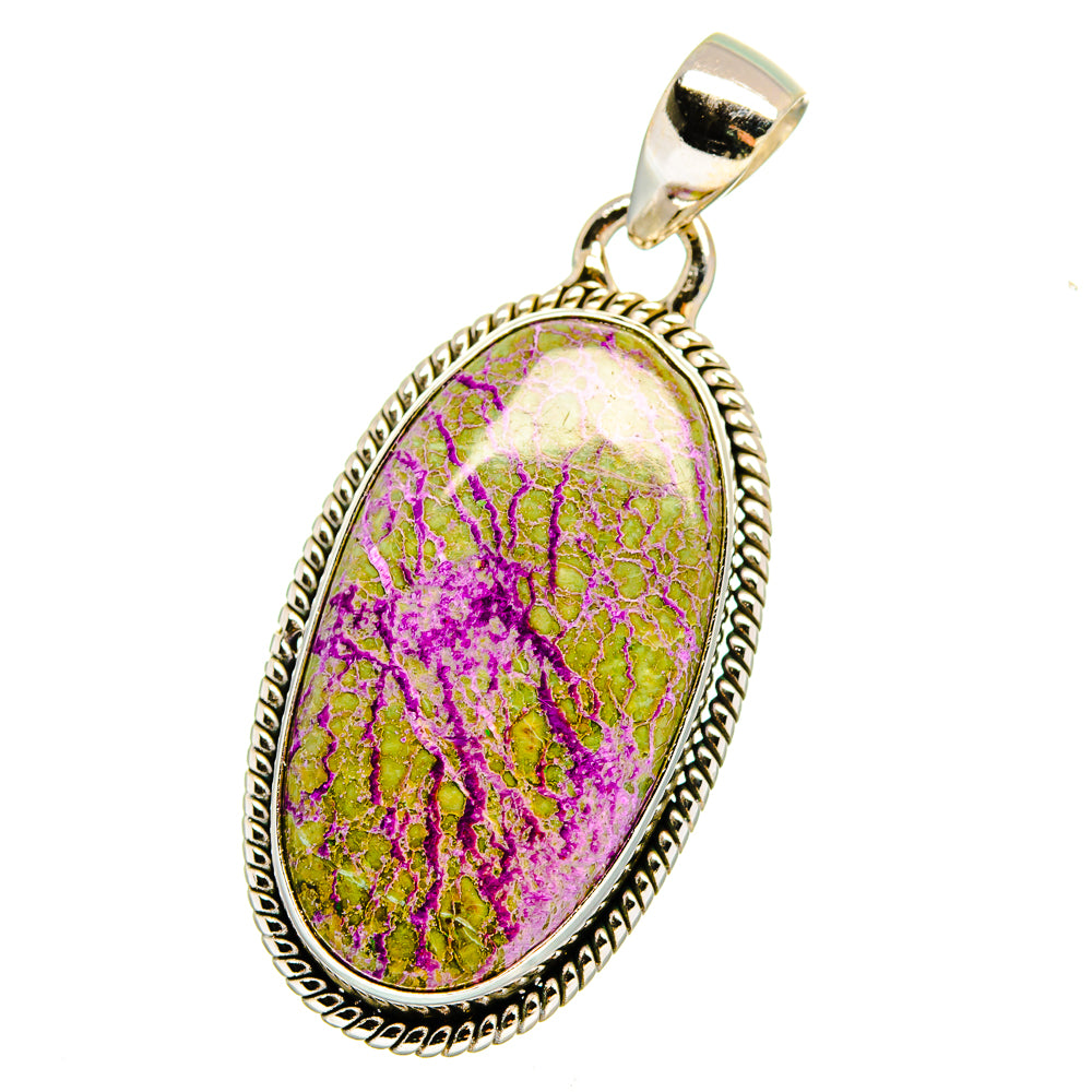 Stichtite Pendants handcrafted by Ana Silver Co - PD16549