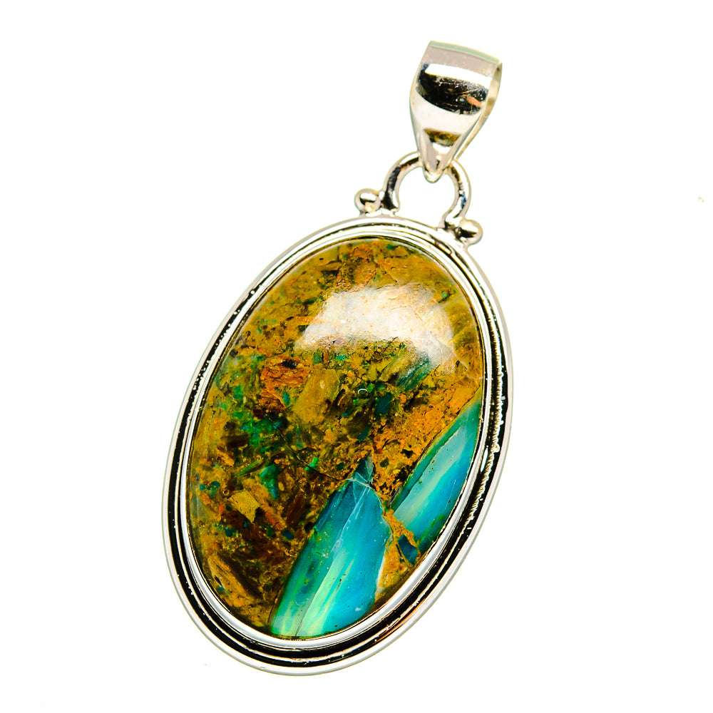 Peruvian Opal Pendants handcrafted by Ana Silver Co - PD16554