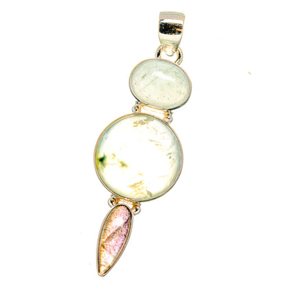 Prehnite Pendants handcrafted by Ana Silver Co - PD16561