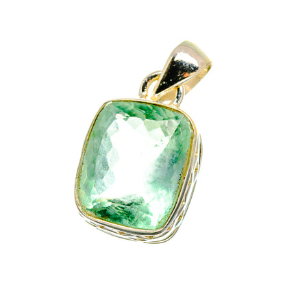 Green Fluorite Pendants handcrafted by Ana Silver Co - PD16576