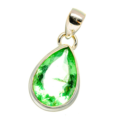Green Fluorite Pendants handcrafted by Ana Silver Co - PD16577