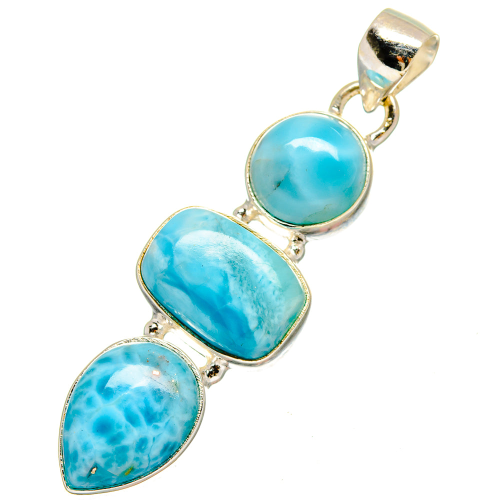 Larimar Pendants handcrafted by Ana Silver Co - PD16582