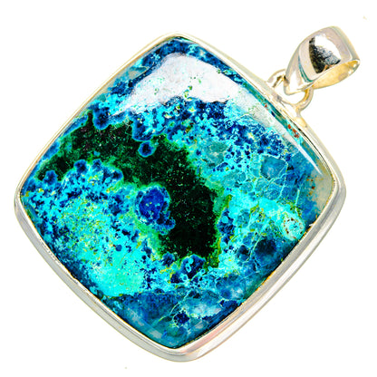 Chrysocolla Pendants handcrafted by Ana Silver Co - PD16585