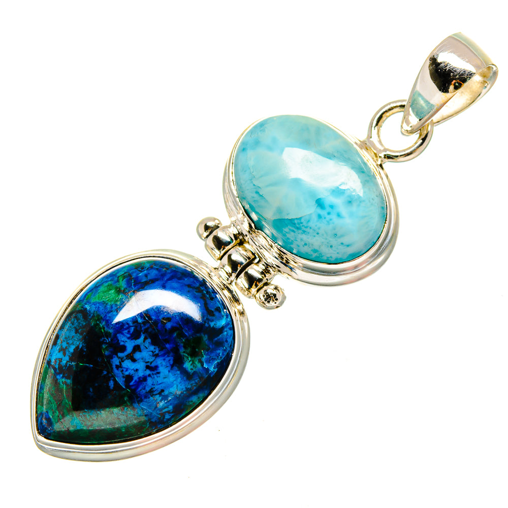 Shattuckite Pendants handcrafted by Ana Silver Co - PD16588