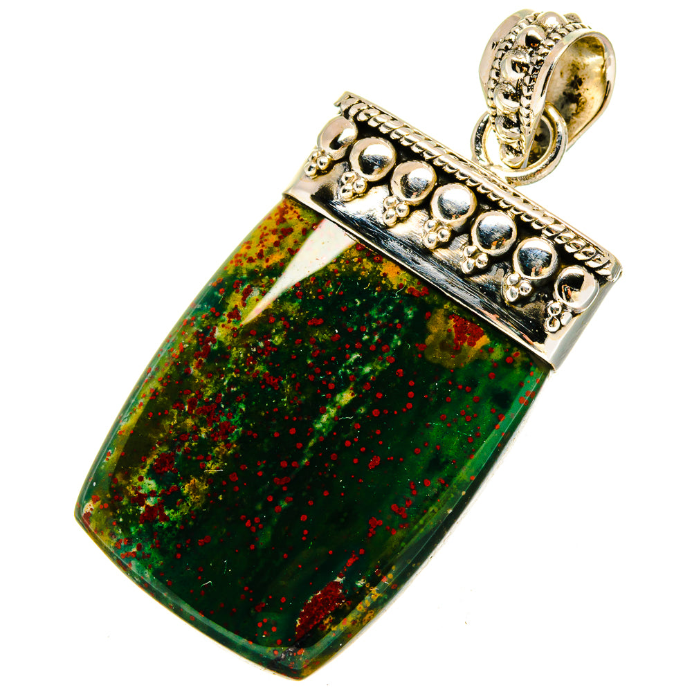 Bloodstone Pendants handcrafted by Ana Silver Co - PD16593