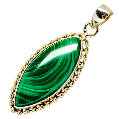 Malachite Pendants handcrafted by Ana Silver Co - PD16599