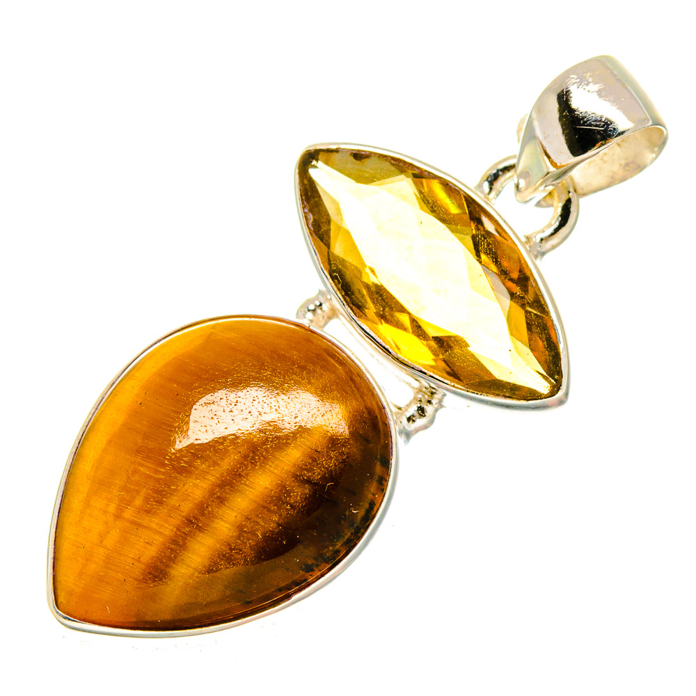 Tiger Eye Pendants handcrafted by Ana Silver Co - PD16602