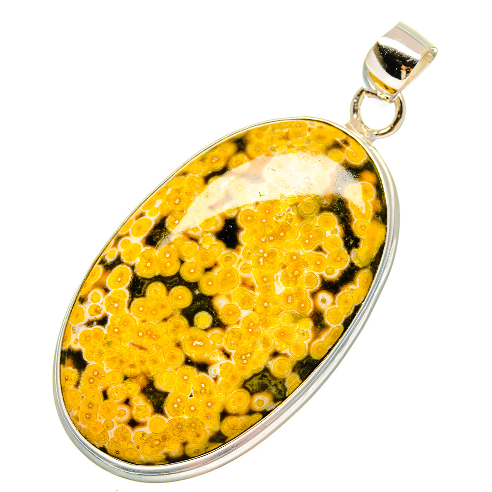 Ocean Jasper Pendants handcrafted by Ana Silver Co - PD16603 - Photo 2