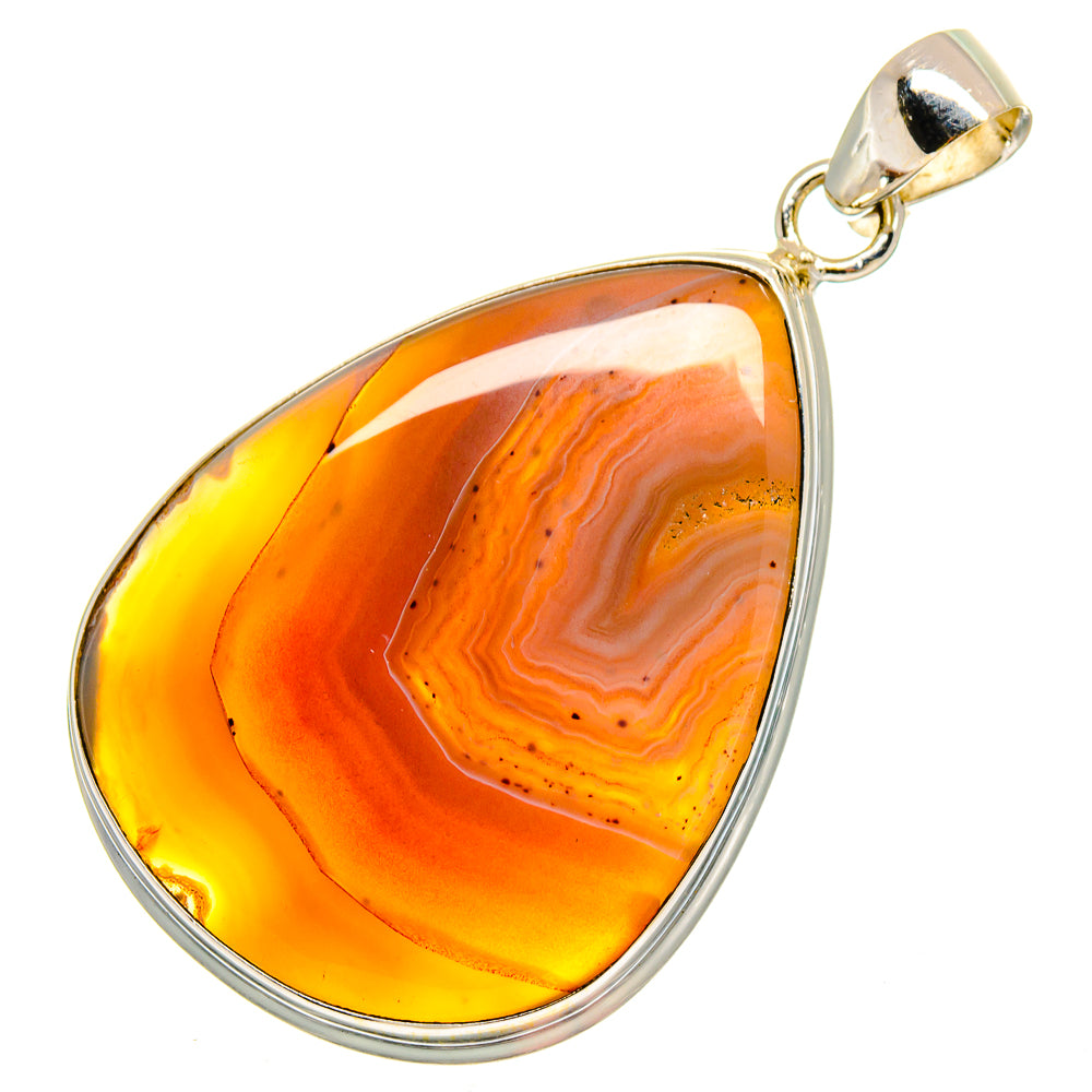 Botswana Agate Pendants handcrafted by Ana Silver Co - PD16606