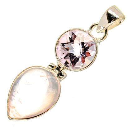 Rainbow Moonstone Pendants handcrafted by Ana Silver Co - PD16612