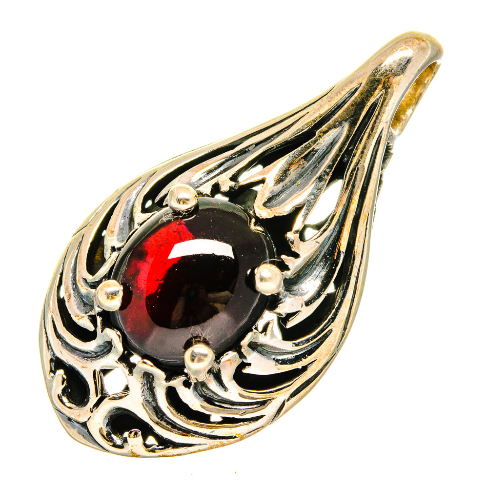 Garnet Pendants handcrafted by Ana Silver Co - PD16614