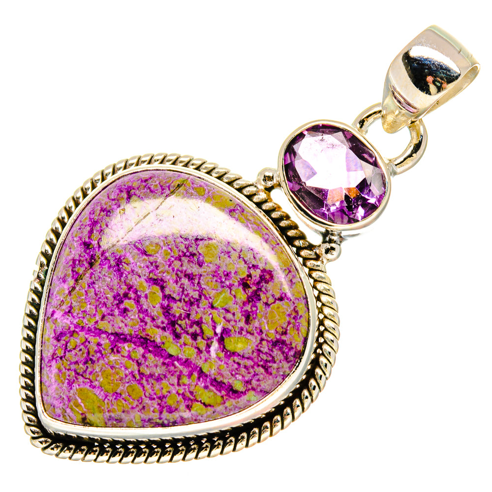 Stichtite Pendants handcrafted by Ana Silver Co - PD16618