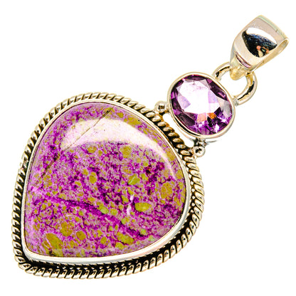 Stichtite Pendants handcrafted by Ana Silver Co - PD16618