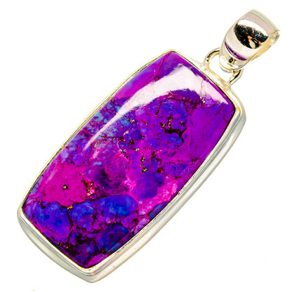 Purple Copper Composite Turquoise Pendants handcrafted by Ana Silver Co - PD16619