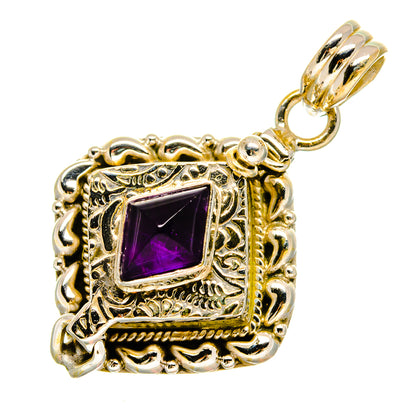 Amethyst Pendants handcrafted by Ana Silver Co - PD16620