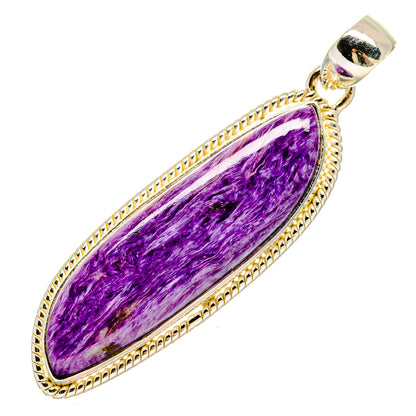 Charoite Pendants handcrafted by Ana Silver Co - PD16624