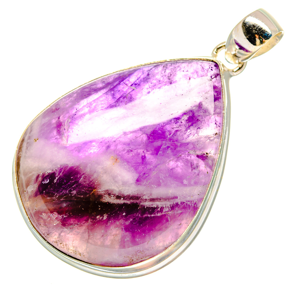 Chevron Amethyst Pendants handcrafted by Ana Silver Co - PD16625