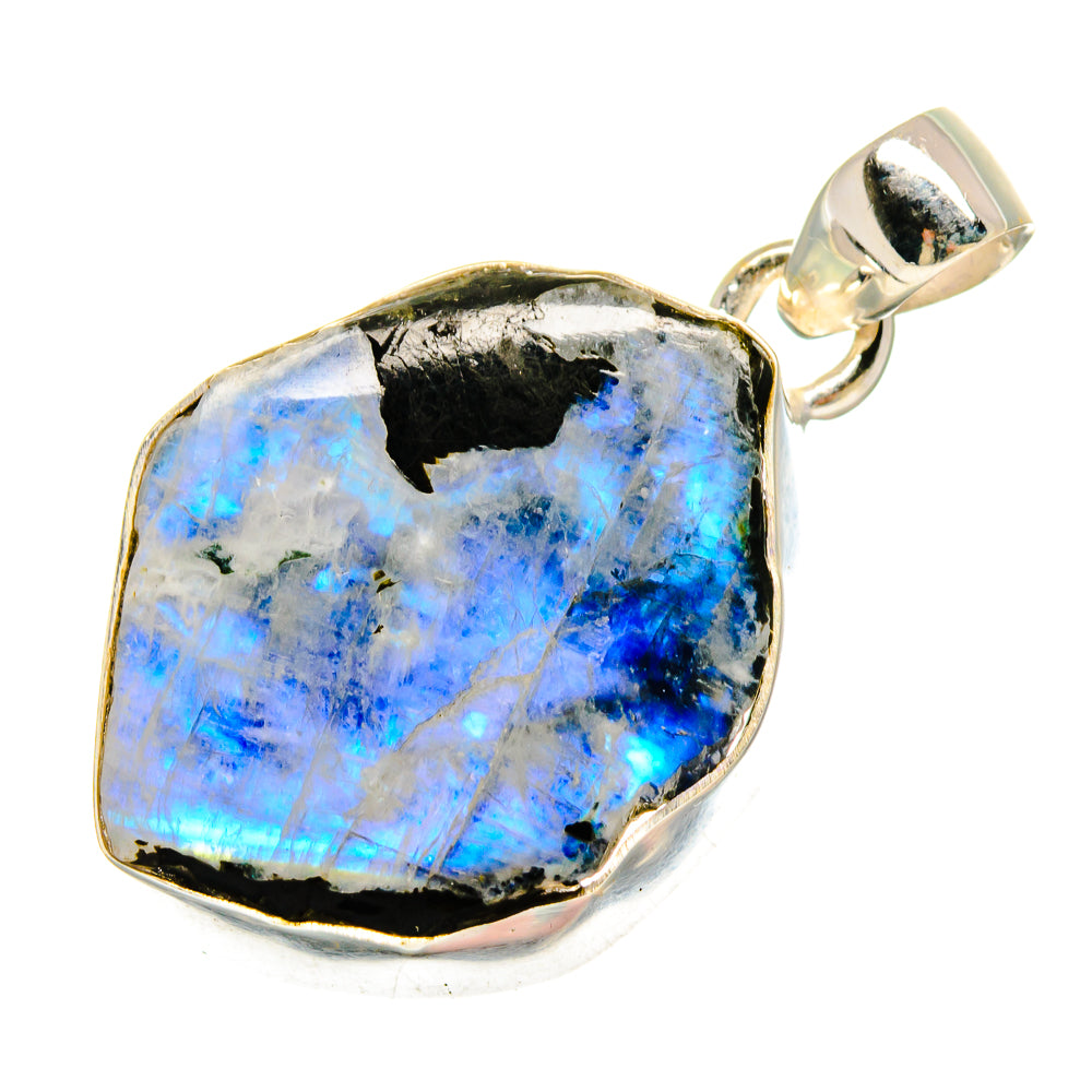 Rainbow Moonstone Pendants handcrafted by Ana Silver Co - PD16634