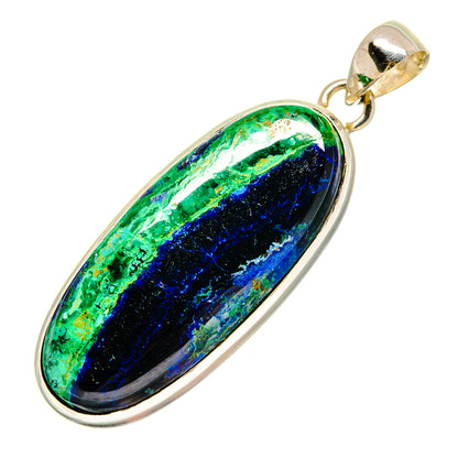 Azurite Malachite Pendants handcrafted by Ana Silver Co - PD16643