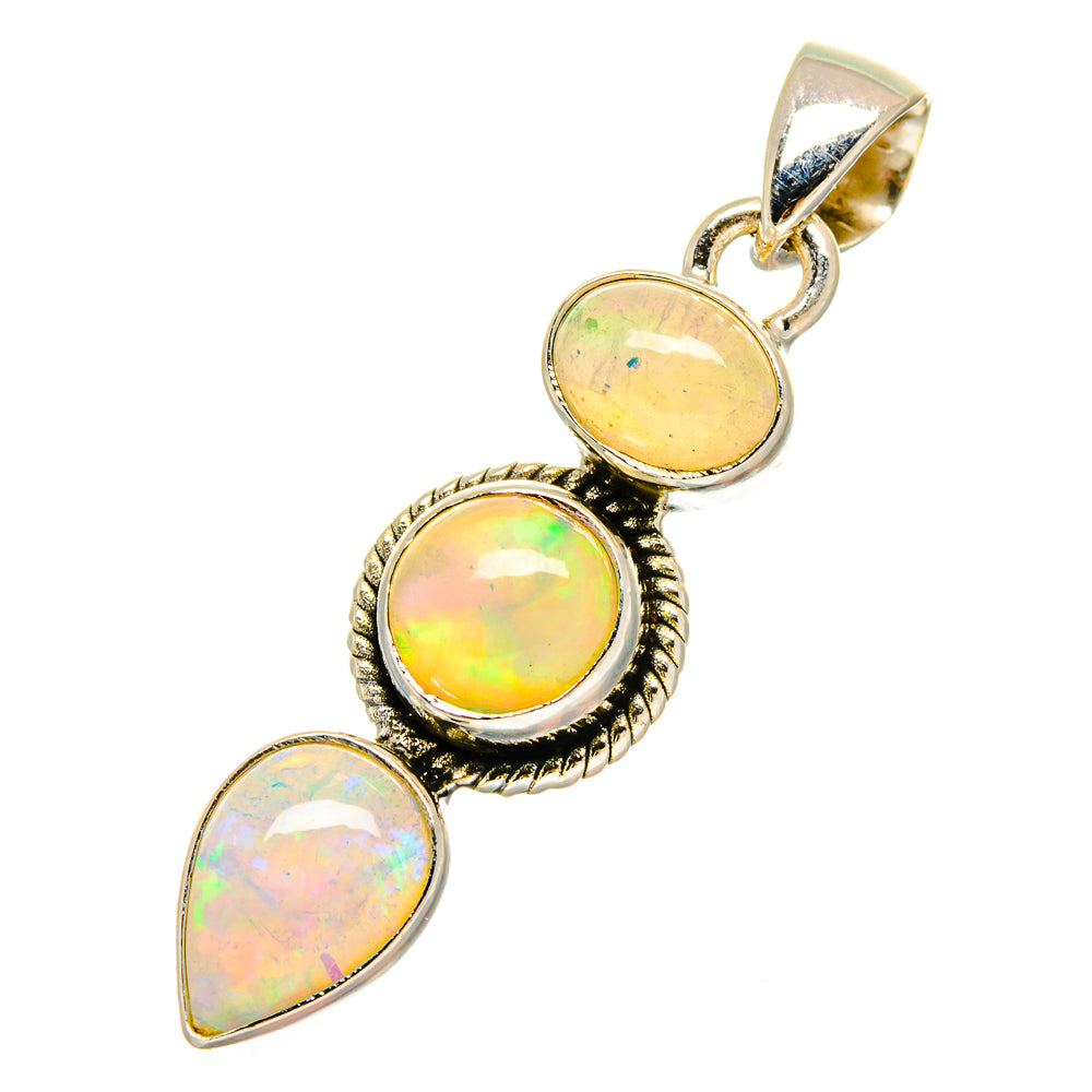 Ethiopian Opal Pendants handcrafted by Ana Silver Co - PD16646