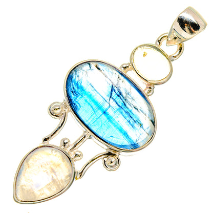 Kyanite Pendants handcrafted by Ana Silver Co - PD16653