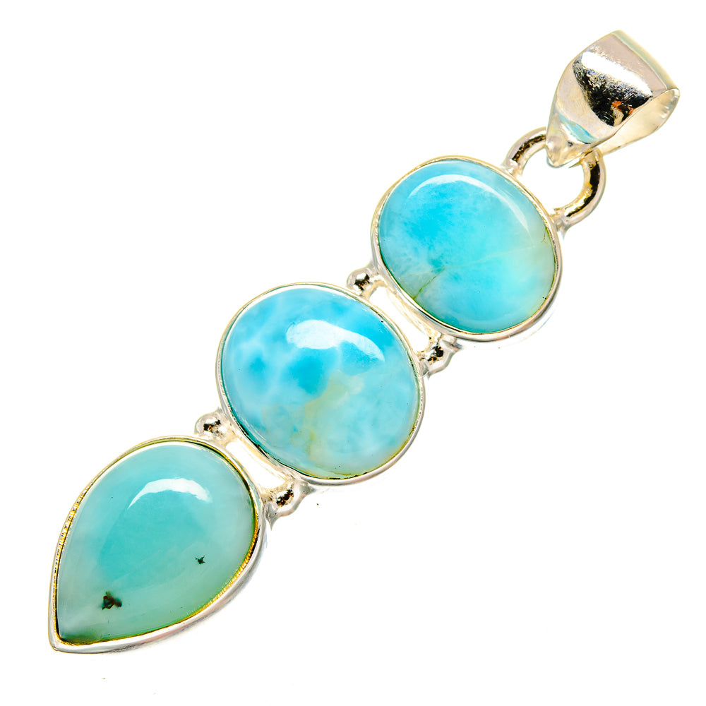 Larimar Pendants handcrafted by Ana Silver Co - PD16654