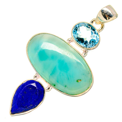 Larimar Pendants handcrafted by Ana Silver Co - PD16658