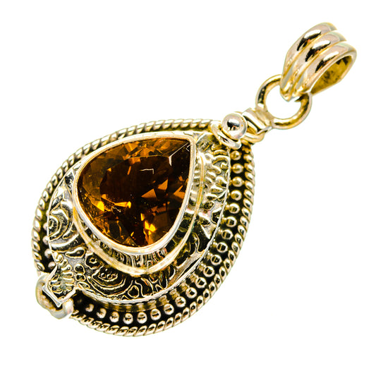 Mandarin Citrine Pendants handcrafted by Ana Silver Co - PD16675
