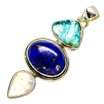 Lapis Lazuli Pendants handcrafted by Ana Silver Co - PD16683