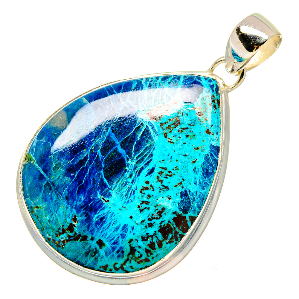Chrysocolla Pendants handcrafted by Ana Silver Co - PD16684