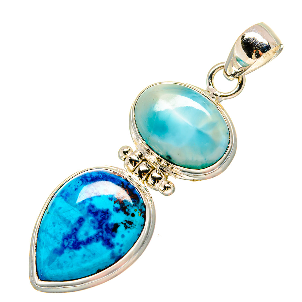 Shattuckite Pendants handcrafted by Ana Silver Co - PD16686