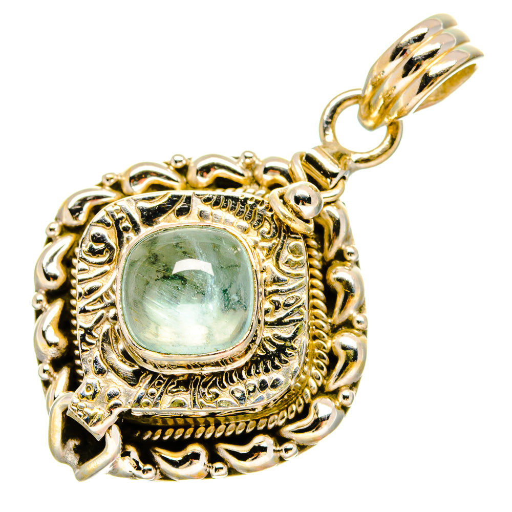 Aquamarine Pendants handcrafted by Ana Silver Co - PD16689