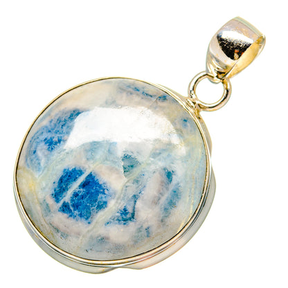 Blue Scheelite Pendants handcrafted by Ana Silver Co - PD16690