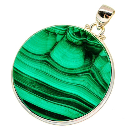 Malachite Pendants handcrafted by Ana Silver Co - PD16703
