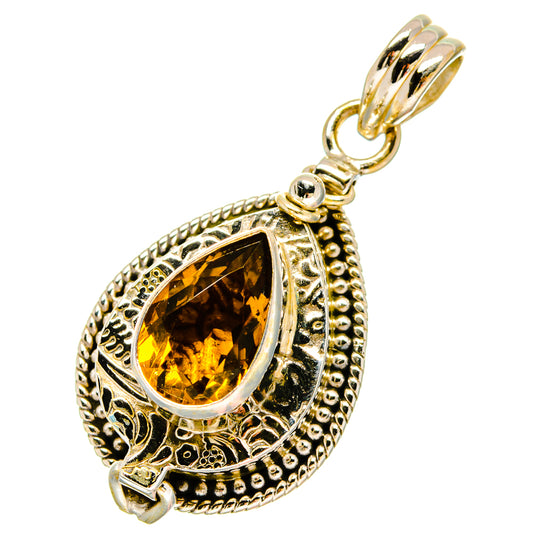 Mandarin Citrine Pendants handcrafted by Ana Silver Co - PD16709