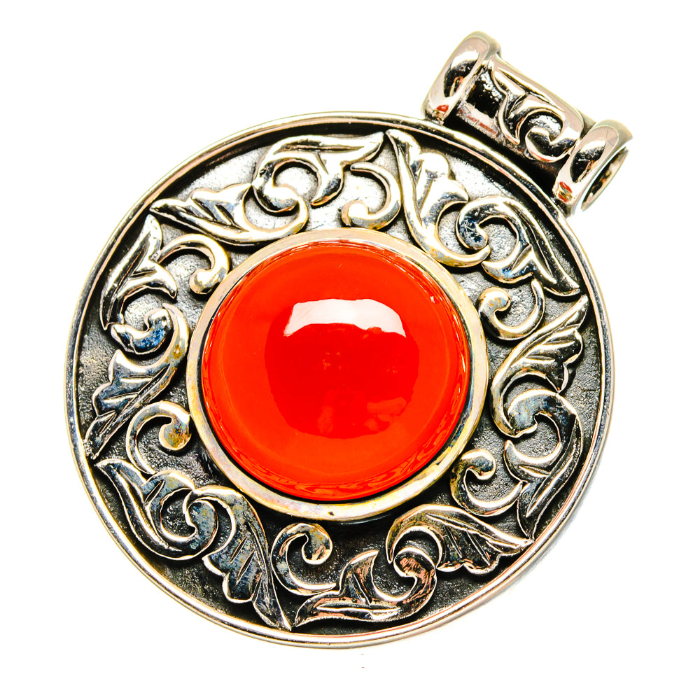 Carnelian Pendants handcrafted by Ana Silver Co - PD16712