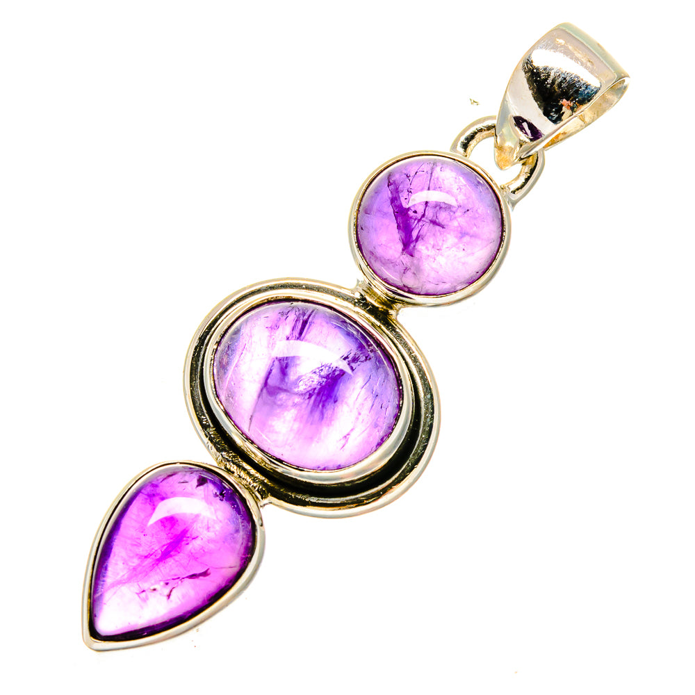 Amethyst Pendants handcrafted by Ana Silver Co - PD16725