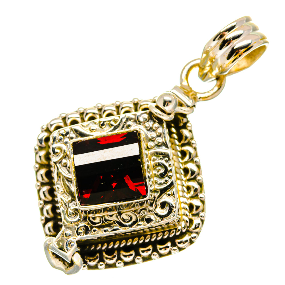 Garnet Pendants handcrafted by Ana Silver Co - PD16727