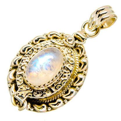 Rainbow Moonstone Pendants handcrafted by Ana Silver Co - PD16735