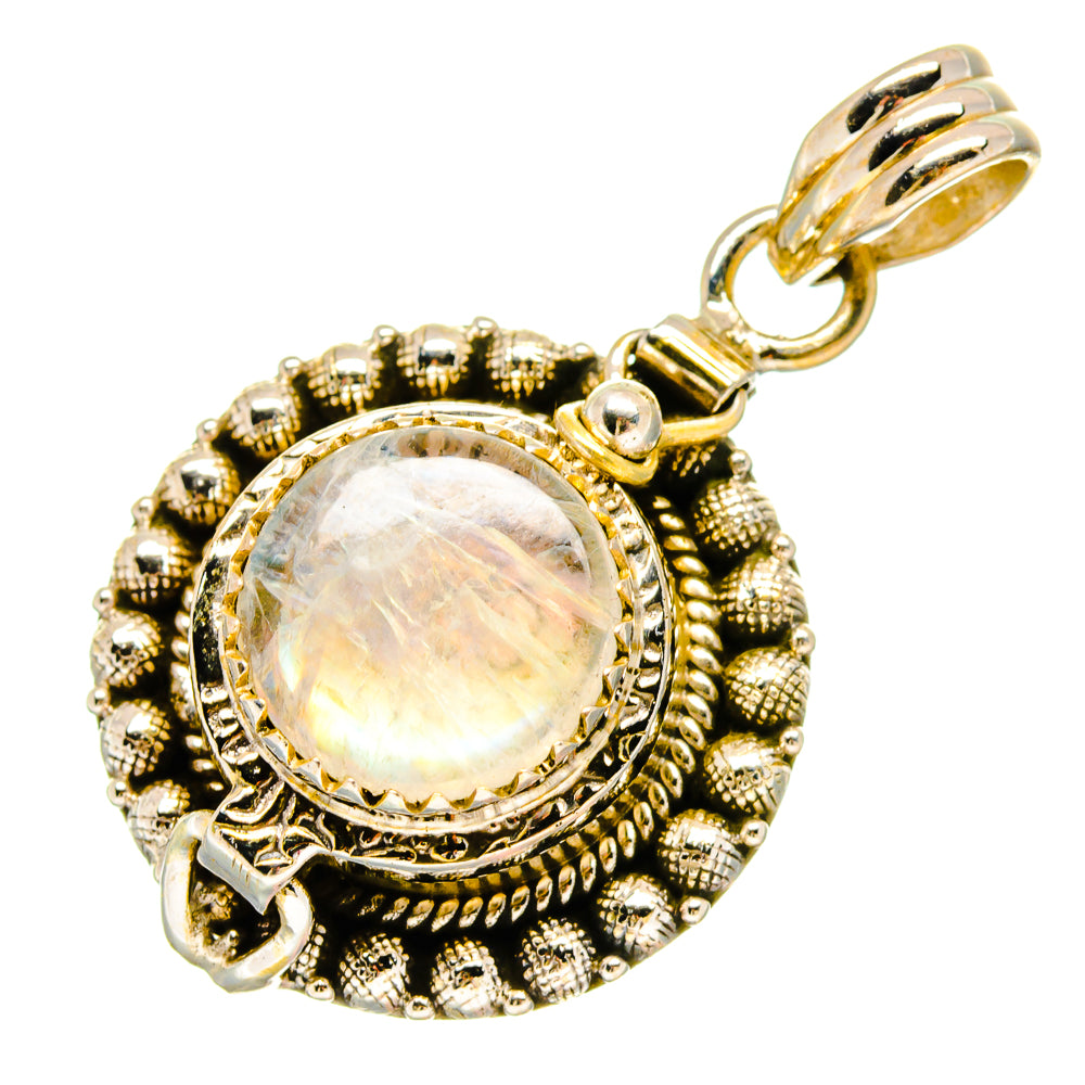 Rainbow Moonstone Pendants handcrafted by Ana Silver Co - PD16736