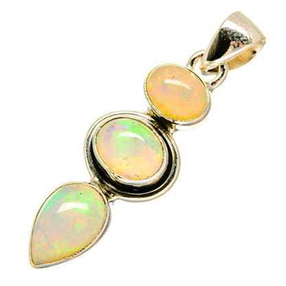 Ethiopian Opal Pendants handcrafted by Ana Silver Co - PD16751