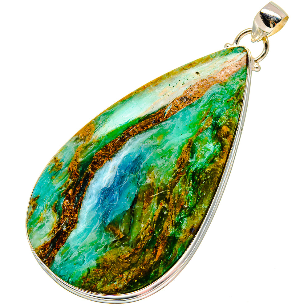 Peruvian Opal Pendants handcrafted by Ana Silver Co - PD16757