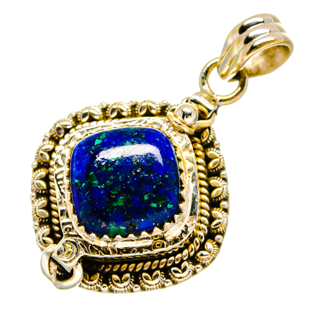 Azurite Pendants handcrafted by Ana Silver Co - PD16767