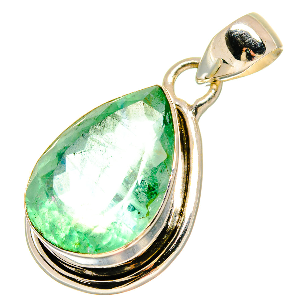 Green Fluorite Pendants handcrafted by Ana Silver Co - PD16774
