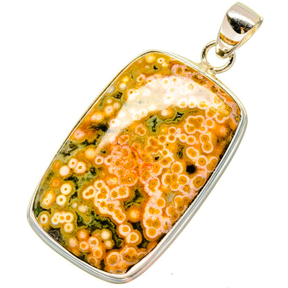 Ocean Jasper Pendants handcrafted by Ana Silver Co - PD16785